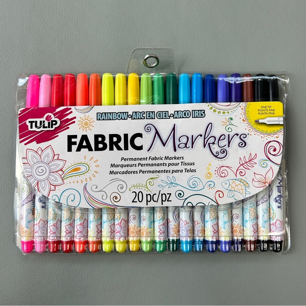 NWT - Tulip Fabric Marker Multicolor 20 Pack Sewing Arts & Crafts Quilting